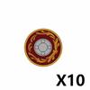 Middle Ages Empire Flag Pole Building Blocks Military Castle Lion Teutonic Knight Soldier Figures Roman Warrior Sheild Brick Toy