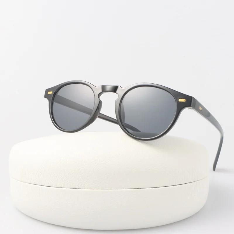 

Round Shape Classic Sunglasses Woman Designer Classic Style Rivet Sun Glasses Female Stylish Mirror Leopard Small Frame Oculos De Sol No box