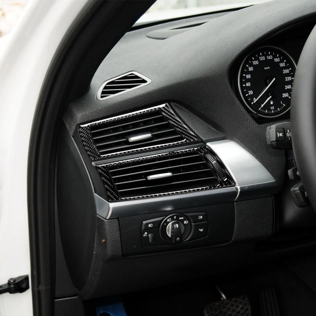 Carbon Fiber Air Vent Frame Cover for BMW X5/X6 E70/E71 Interior