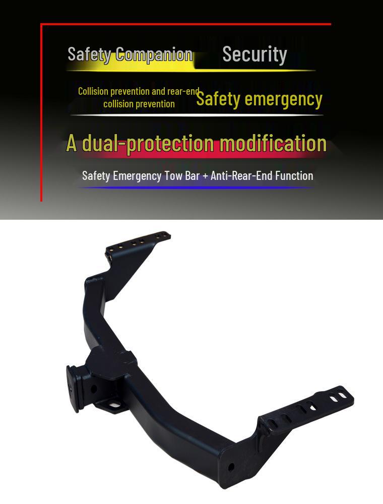 Toyota FJ Cruiser Rear Tow Hook: Modified Trailer Hitch Detachment