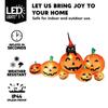 7 Ft Spooky Holiday Inflatable Extended Pumpkin Featuring Witch's Cat Decorations Inflatables Featuring Build-in LEDs Spooky Holiday Decor