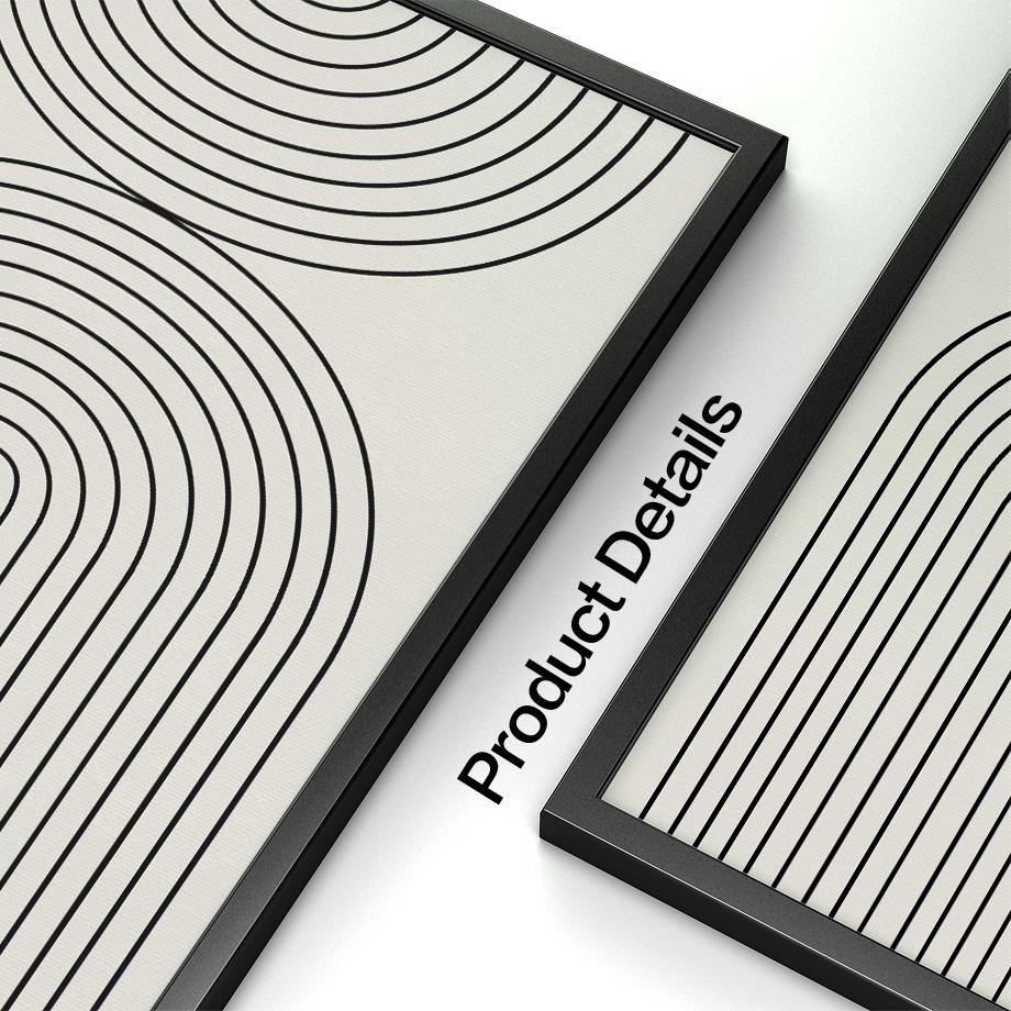 Nástěnná malba na plátně Čárová malba Obličej Tělo Černá Bílá Blok Abstraktní severské plakáty a tisky Nástěnné obrazy pro výzdobu obývacího pokoje