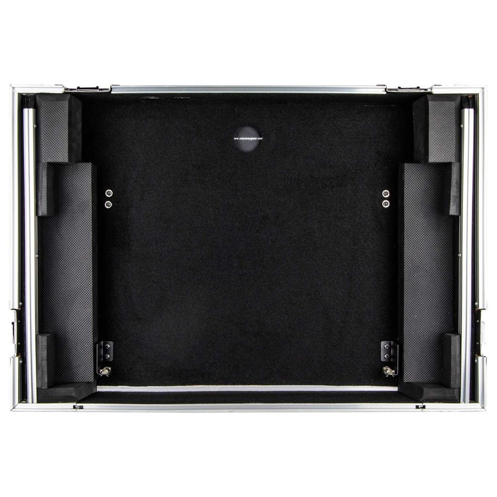 ODYSSEY DJ Controller Case for Pioneer Pioneer Flight Case with Bottom 1U Rack Space and Glide Platform FZGSPIDDJ8001 DDJ-800 DDJ-800