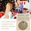 Friendship Blessing Coin Friends Are Angels Following You Through Life Blessing Coin with Emotional Support Card Pocket Friendship Keepsake Gifts