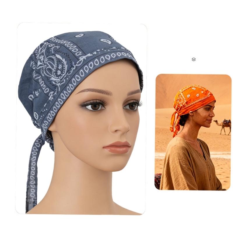 Sonnenschutz Piratenhut Bandana Kappe für Outdoor-Radaktivitäten Atmungsaktives Gewebe Leichtes Bequemes Passform Design