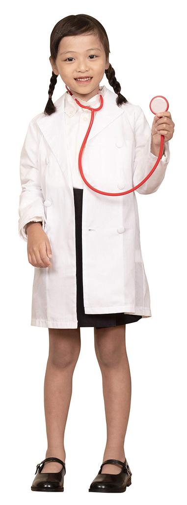 Clearstone Kids Job Cosplay Halloween Doctor Costume for Kids, Unisex, White
