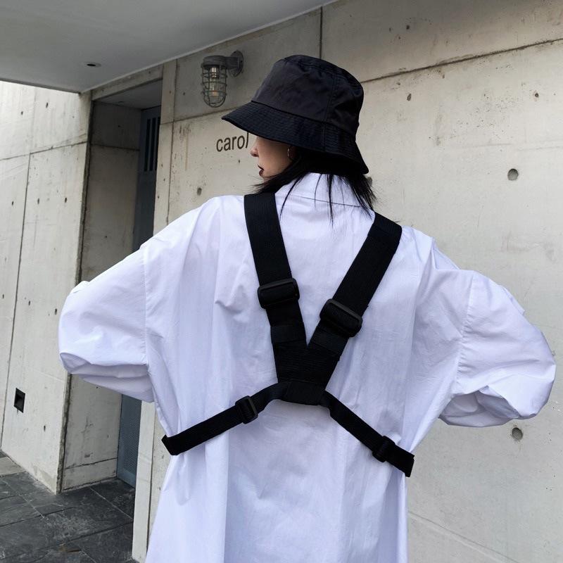 Hong Kong Taktyczna Torba na Klatkę Piersiową Hip-Hop: Funkcjonalna kamizelka unisex i plecak biodrowy