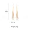 Minimalist Hollow Drop Earrings Vintage Geometric Dangle Earrings Fashionable Statement Jewelry