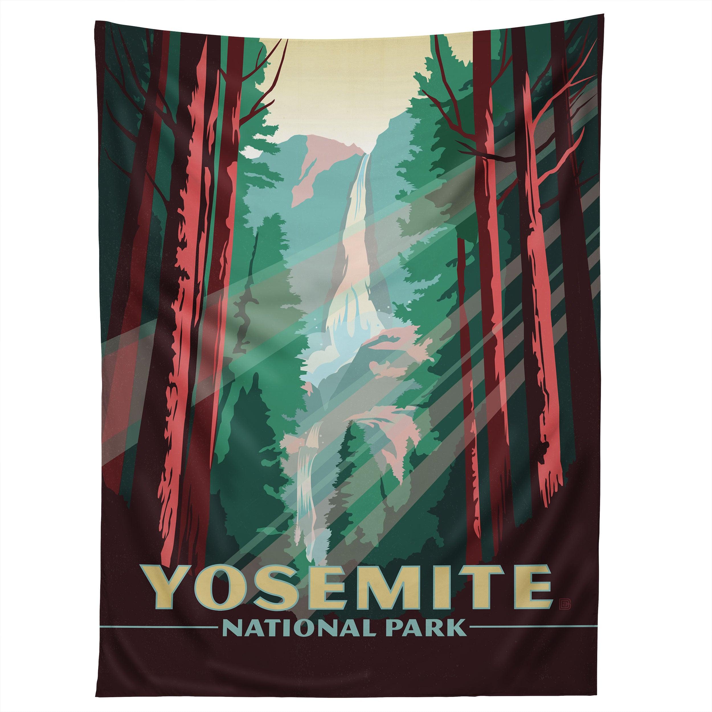 YOSEMITE NATIONAL PARK tapestry 75x100