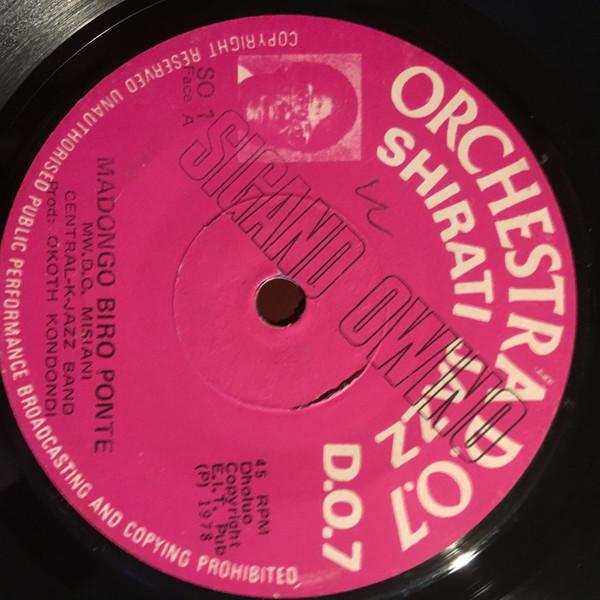 7inch Record CENTRALKJAZZ BAND Madongo Biro Ponte Mzee Jomo Keny SO1 ORCHESTRA D.O.7 1978 Kenya World Music Used