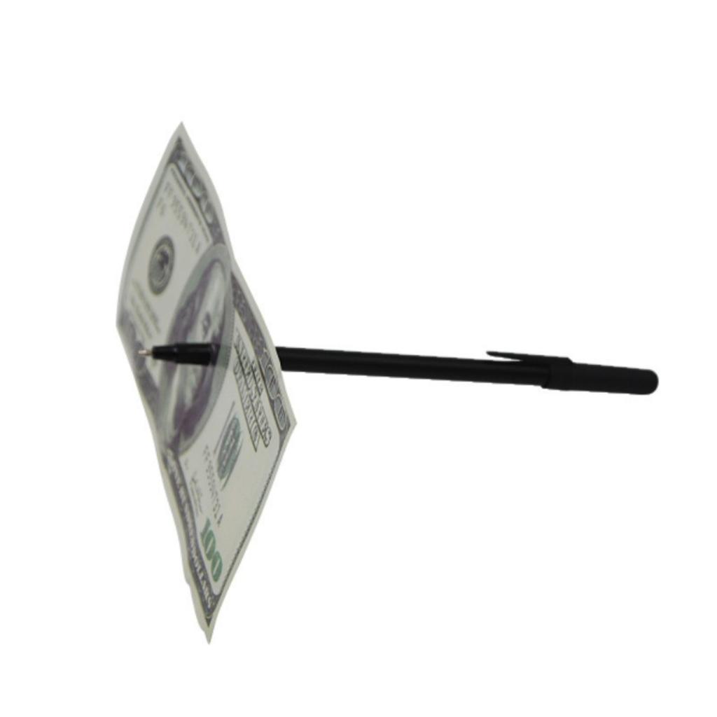 Double-ended Pen, Banknote-piercing Pen, Plastic Pen, Pen-through-paper