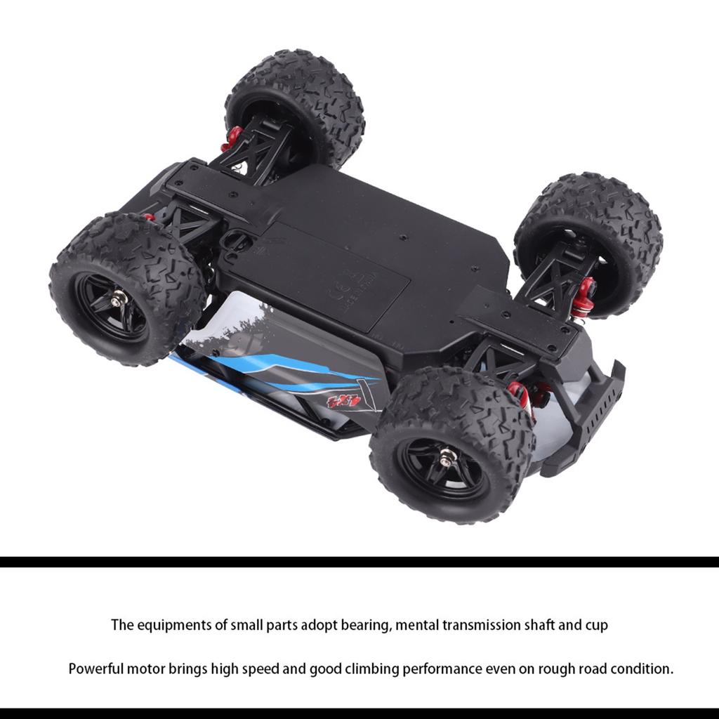 4 Wheel Drive 1 18 2.4G Remote Control Racing Car RC Model Toy (Blue)