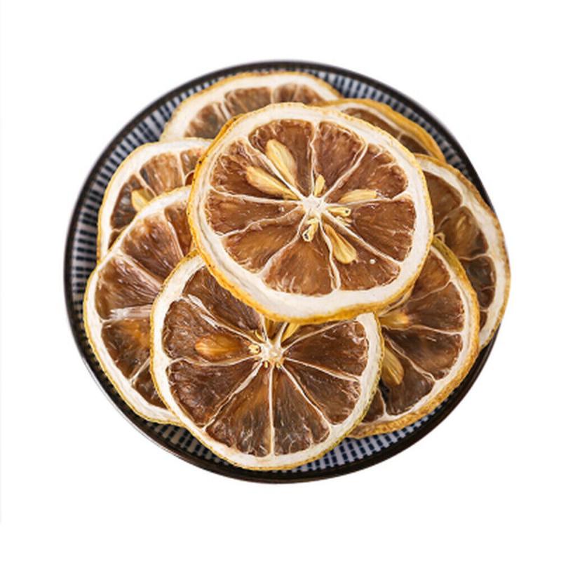 Natural Dried Lemon Slices Yellow Fragrance Fall Hem Fat Herbal Tea