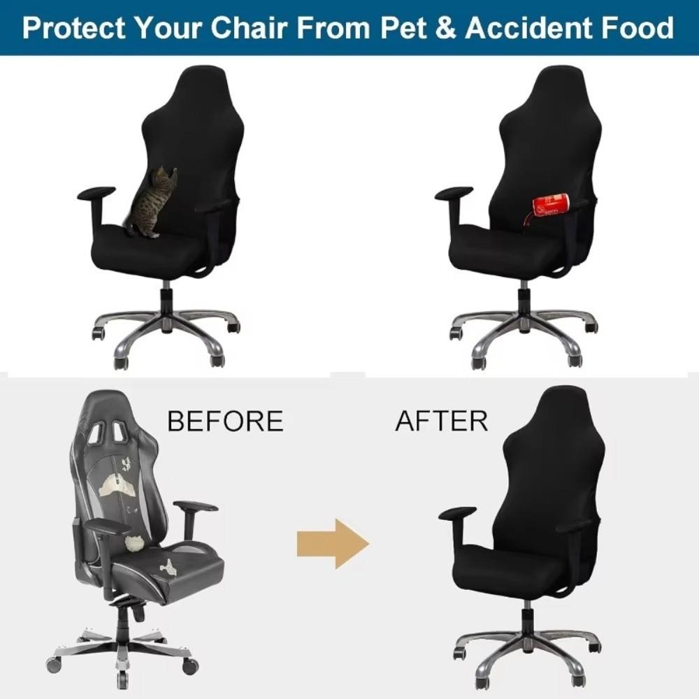 Leather Gaming Chair Cover Breathable Computer Chair Cover Electronic Sports Chair Cover