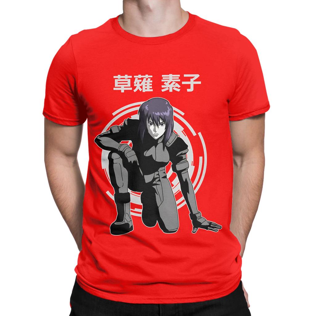 Motoko Kusanagi Graphic 100 Cotton Tshirt Ghost In The Sshell Tops Tees For Unisex