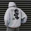 Spring and Autumn Printed Chinese Dragon Personality Sweater Versatile Jacket