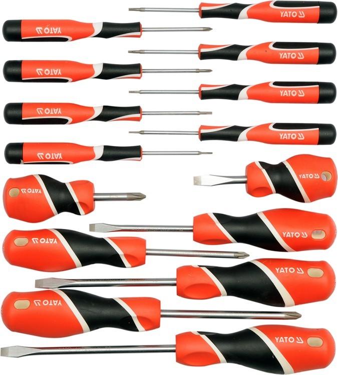 Screwdriver Set 15 Pcs YT-25981 YATO