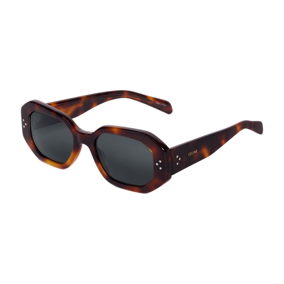 

Celine Square S255 UV Protection Irregular Frame Sunglasses Women sunglasses Brown CL40255I-53A Brown,50