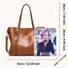Umhängetaschen für Frauen Ölwachs Leder Handtasche Tote Umhängetasche Vintage Schulranzen Frauen Taschen Designer Handtasche Hohe Qualität