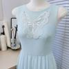 Embroidery 3D Butterfly Lace Patches Shiny 3D Texture Sequin Beaded Chest Flower Multi-layer Sequin Dress Decoration