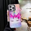 Pink Unicorn Rainbow Shockproof Phone Case for iPhone 17 Air 16 16E 15 Pro Max 14 Plus 13 Mini 12 Back Cover Anti Fall Fundas