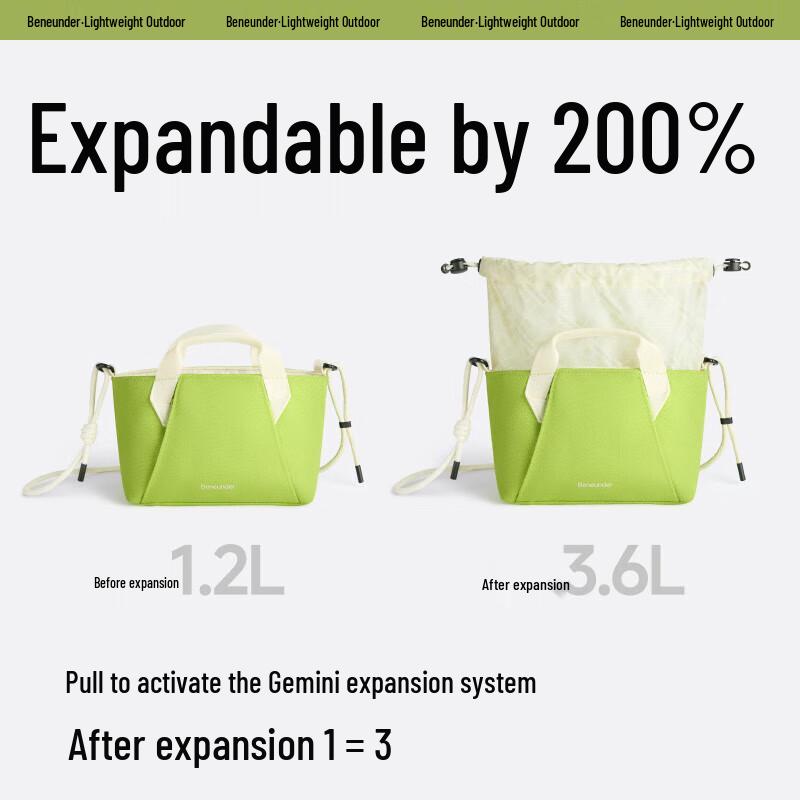 Beneunder LC699 Ultra-light Expandable Outdoor Waterproof Crossbody Bag
