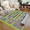 Flughafenteppich, Fliegenteppich, Startbahnteppich, Wohnzimmerteppich, Kinderteppich, rutschfeste Bodenmatte, Teppich für Kinderzimmer, Geschenk für Kinder