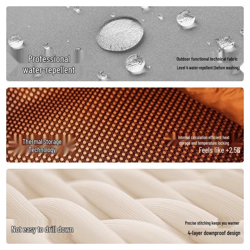 CAMEL Penguin X Thermal Long Down Puffer Coat