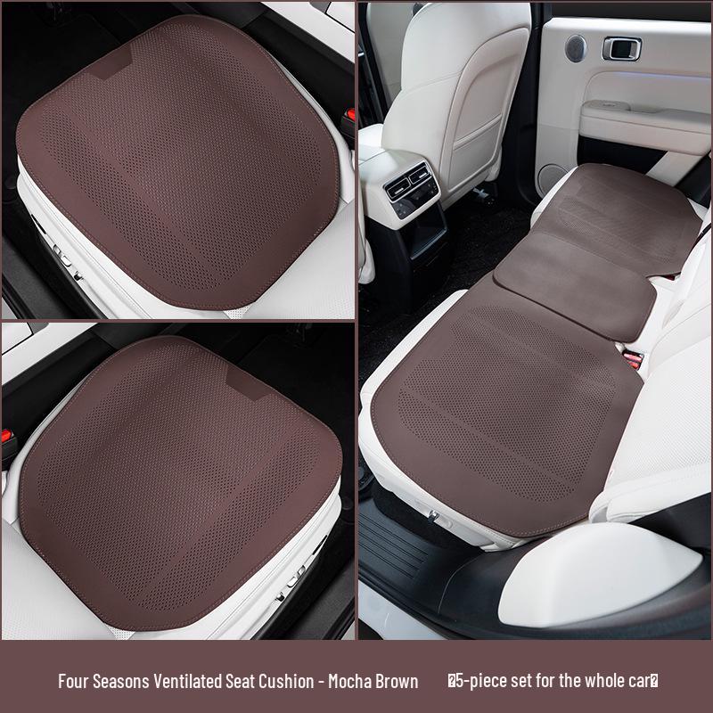 Jiyue Cars Lychee Pattern Perforated Seat Cushion - All-Season Universal for Jiyue 01, 07, and SIMUcar