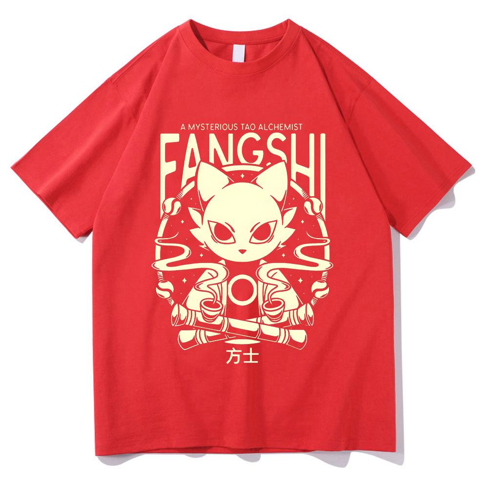 

Nine Sols T-Shirt Yi Tao Alchemist Gaming Tee Taopunk Inspired Apparel Top Casual Cotton Clothes Crew Neck Short Sleeve T Shirt XXL червоний