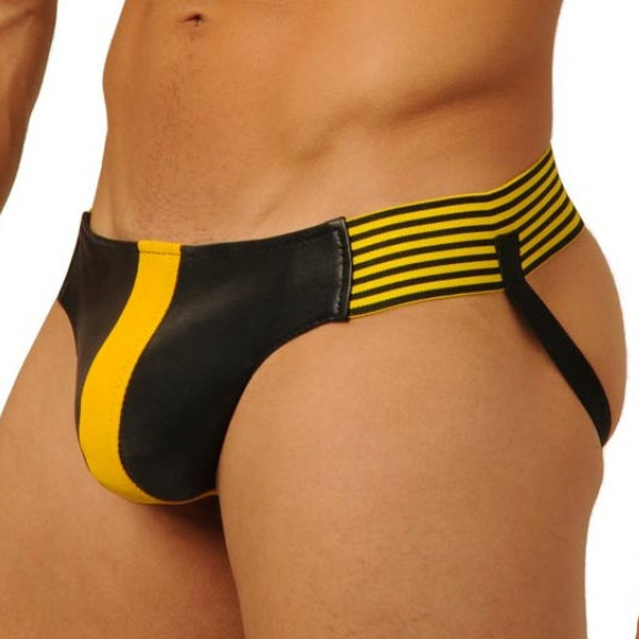 Jockstrap Fist Leather Jaune - Fist - JockStrap