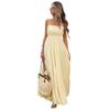 Europe, America 2026 Summer New Vacation Ruffle Edge Slim and Thin Long Suspender Dress Women