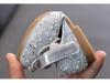 2025 Spring/Summer Korean Style Girls' Rhinestone Bow Princess Dance Leather Shoes