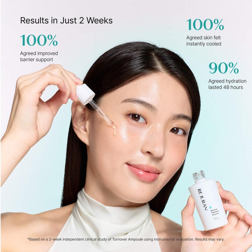 Rejuran Moisture Treatment Ampoule C Pdrn  Calming Serum For Dry   Sensitive Skin 1.01 Fl.oz.