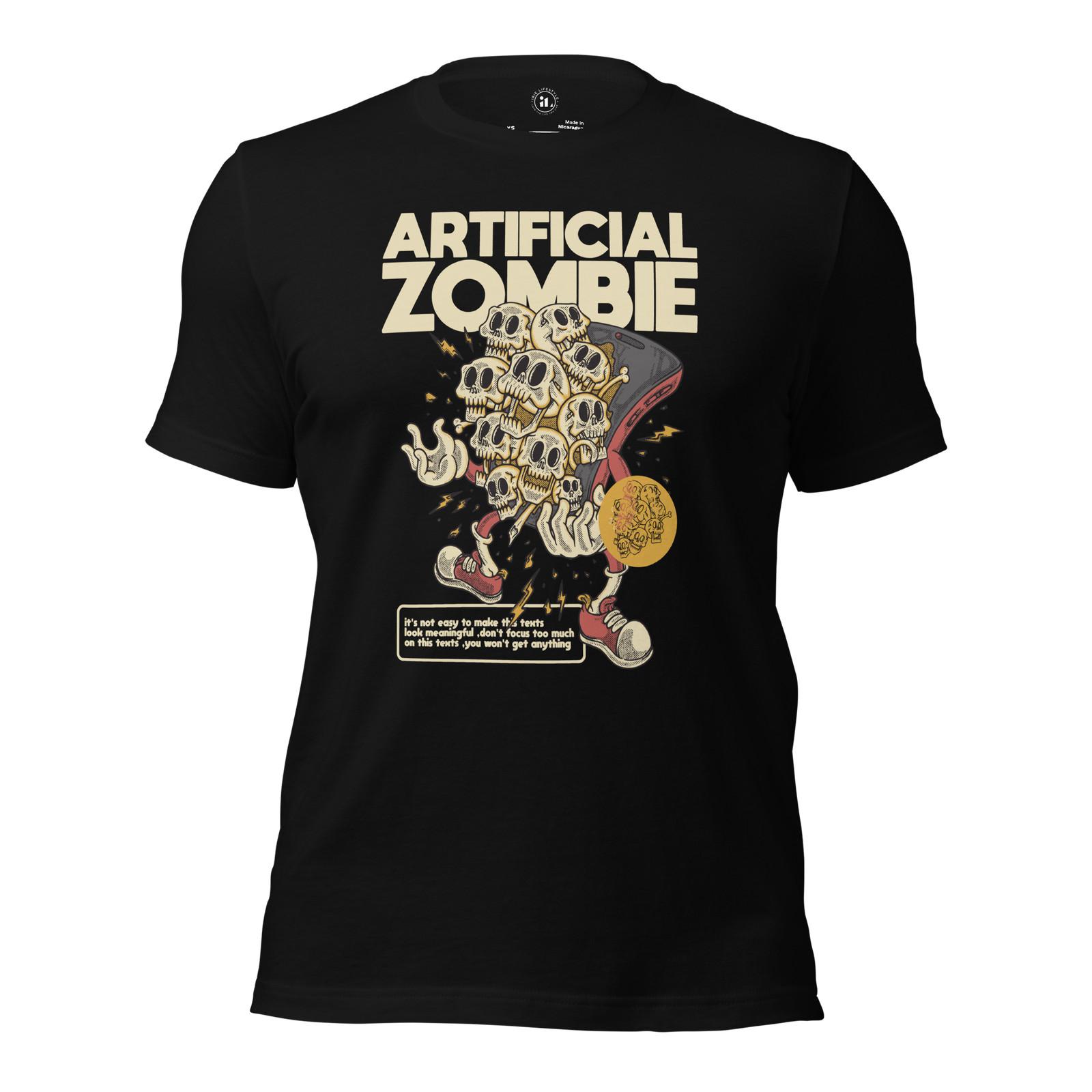 ARTIFICIAL ZOMBIE Unisex t-shirt XL