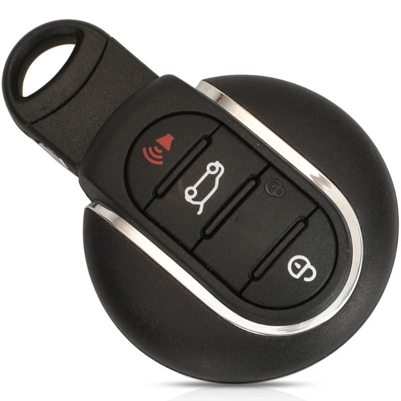 3/4 Buttons Smart Remote Car Key Shell Cover Fob Case For BMW Mini Cooper 2015 2016 2017 2018 With Emergency Key Blade