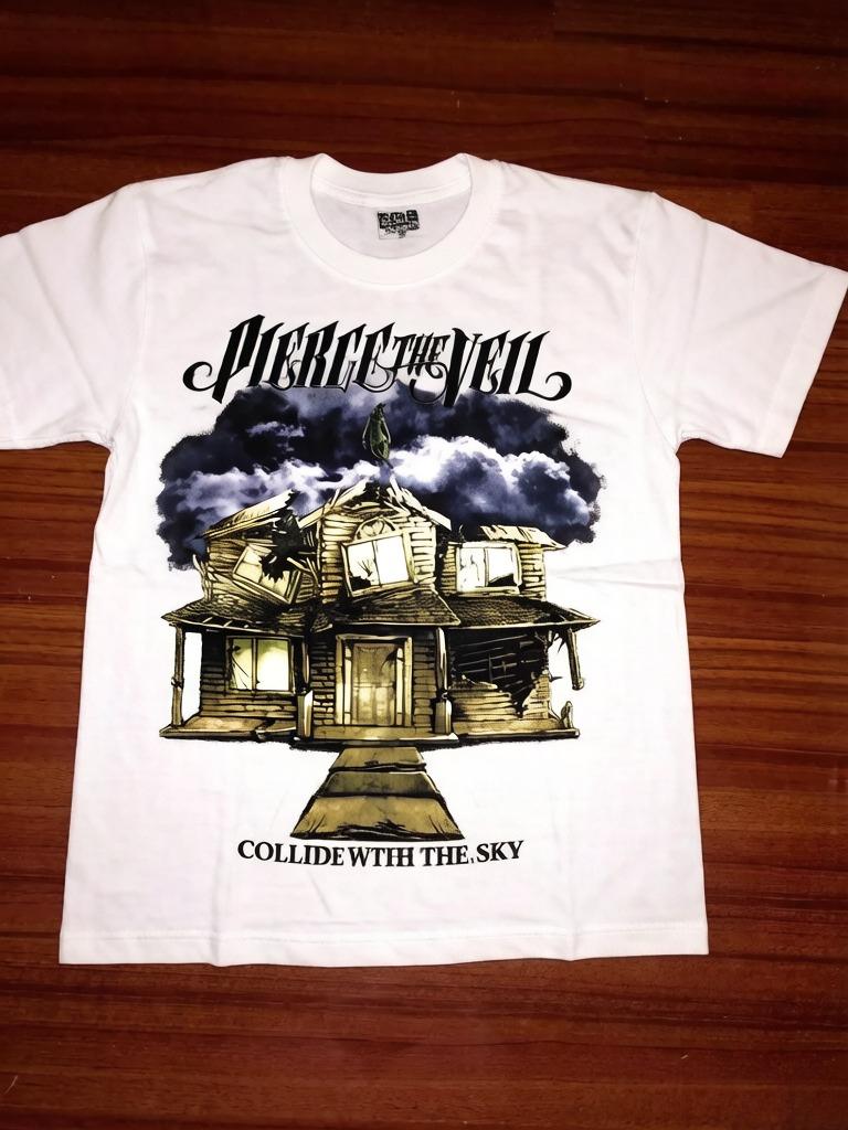 

Pierce The Veil Collide with The Sky Black TShirt Trendy Shortsleeved Casual Sports Daily Street Wear for Both Unisex and Women M