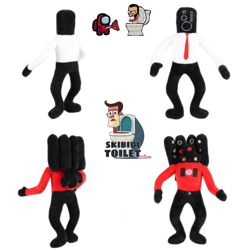 Bookfong Skibidi Toilet Speakerman Plush Toy, Funny And Adorable Animal Design, Short Plush Material, Perfect For Young Adults