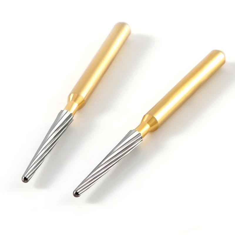 5Pcs Dental Carbide Burs FG7114 FG7214 FG7714 High Speed Drill Trimming Finishing Tool