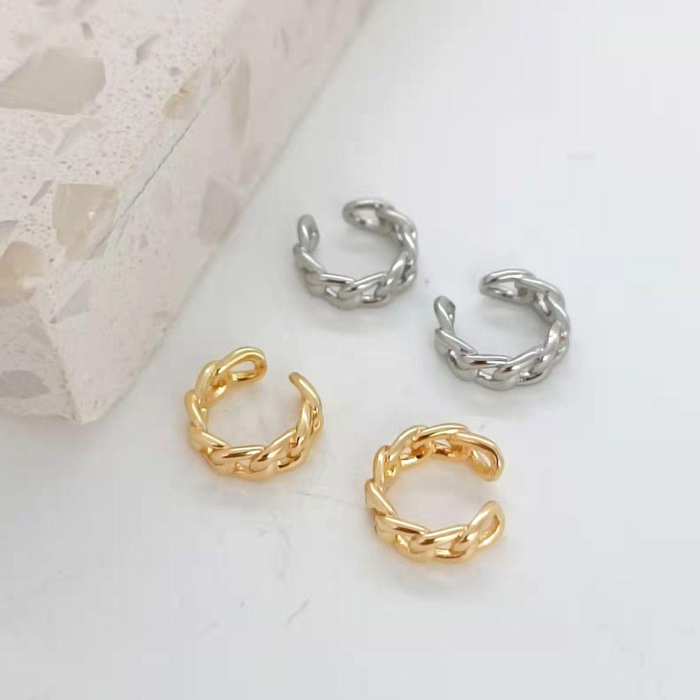 Ear Buckle Female Metal Cartilage Ear Cuff Clip Earrings Set Korean Earrings for Women Ear Clip
