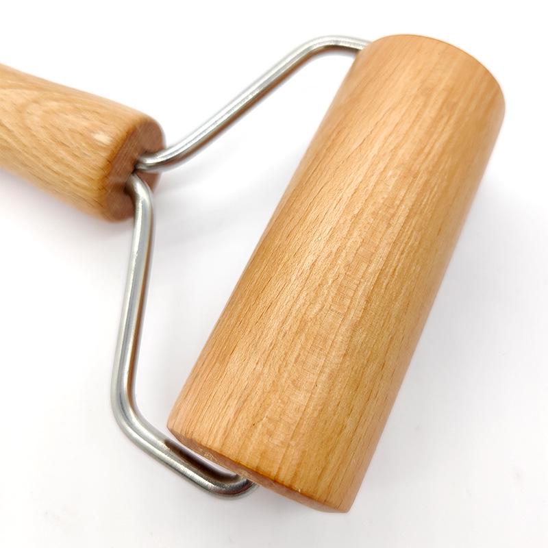 Manual Wooden Handheld Rolling Pin for Dumpling Dough, Pasta, and Noodles