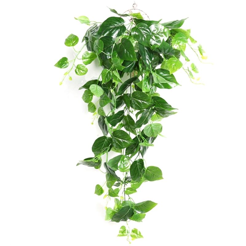 

Искусственные подвесные растения Элегантные и долговечные зеленые растения Поддельные подвесные растения Отлично подходят для украшения стен в доме и комнатах