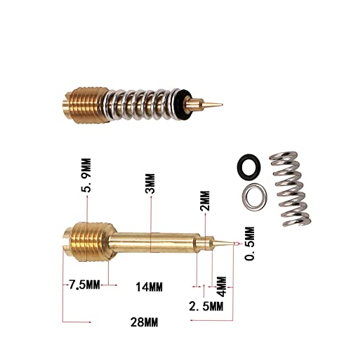 Zephyr 400 Fits Kawasaki KPS Zephyr 400 Keihin Carburetor 1989- 1996 Zephyr 400 Carburetor Repair Kit with Vacuum Diaphragm and Oil Float