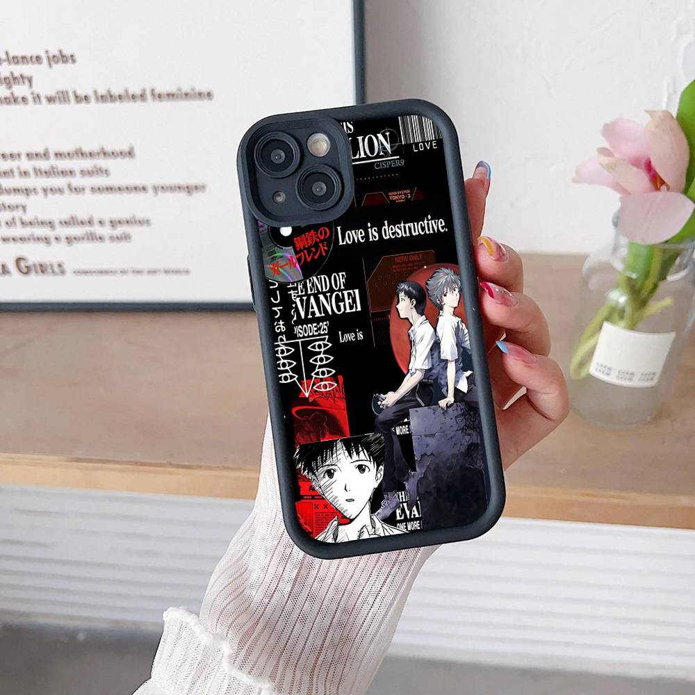 N-Neon G-Genesis E-Evangelion Phone Case For IPhone 17 16 15 14 13 Pro Max Plus 12 11 Cover