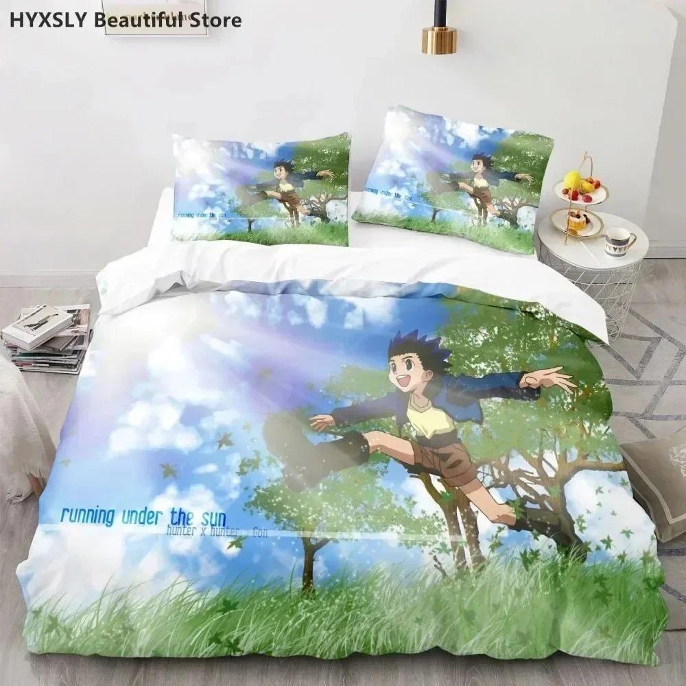 Hunter X Hunter 3D Print Duvet Cover Set Bedding Set Japanese Anime Twin Queen King Quilt Cover Pillowcases Home Decor