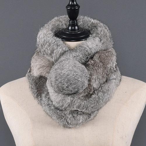 

Шарф из натурального кроличьего меха для женщин Новое поступление Настоящие 100% шарфы из меха кролика рекс Зимний меховой шейный платок Помпон из кроличьего меха One Size