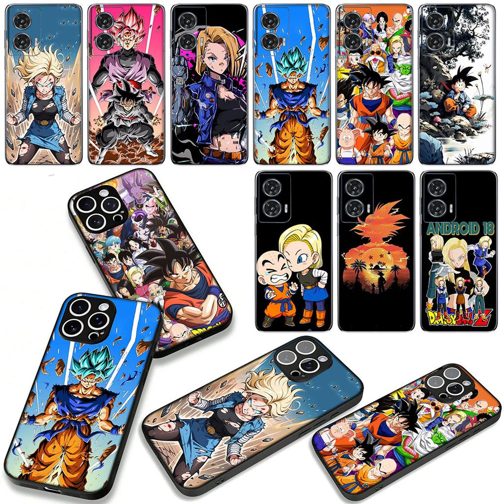Android 18 Dragon Gokus Balls Z Cover Phone Case for Xiaomi Redmi Note 14 12 13 ProPlus A3 Pro Plus 12C 13C 14C 5G