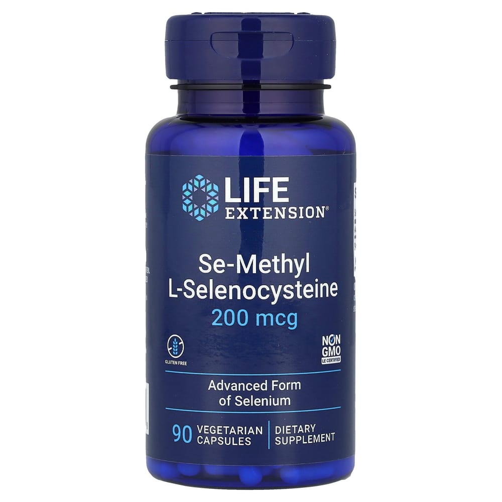 Life Extension Selenium-Methyl L-Selenocysteine 200mcg Veggie Capsules, 90 Tablets