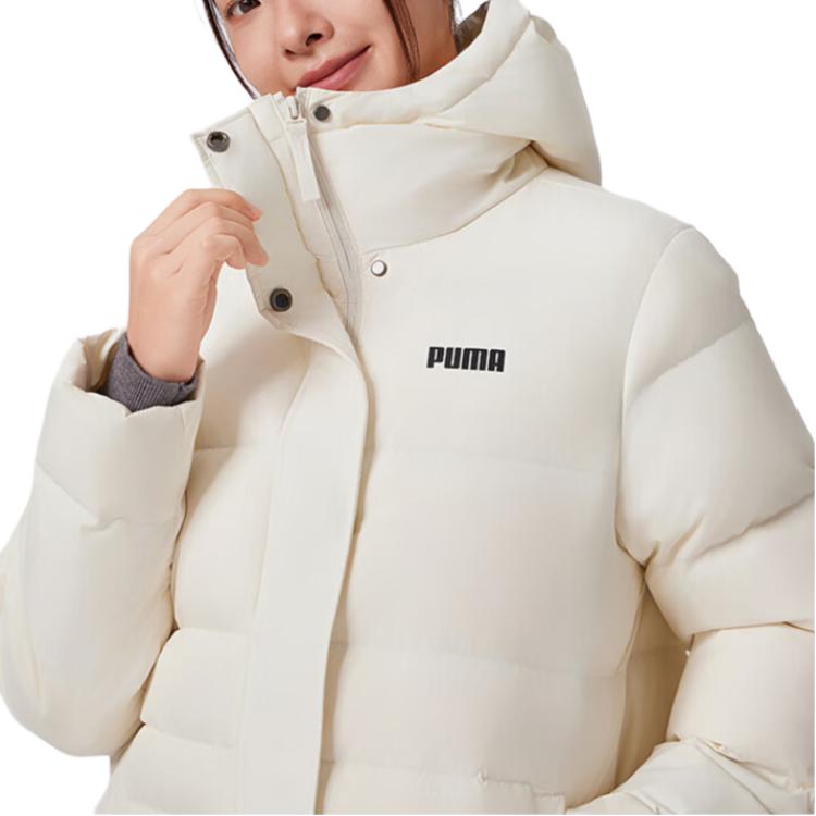 Puma FW25 Long Down Jacket With Warmcell Hooded Warm Windproof Waterproof Long Duck Down Coat Women outerwear 692775-57