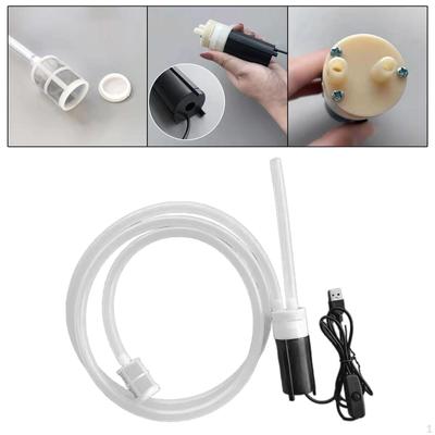 Brews Siphon Pump Household Water Liquid Transfer Electric Wine Self-priming Suction
